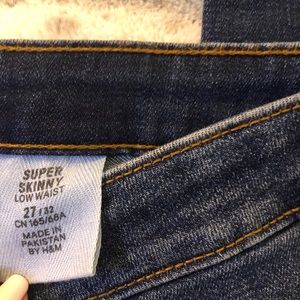 H&M skinny jeans